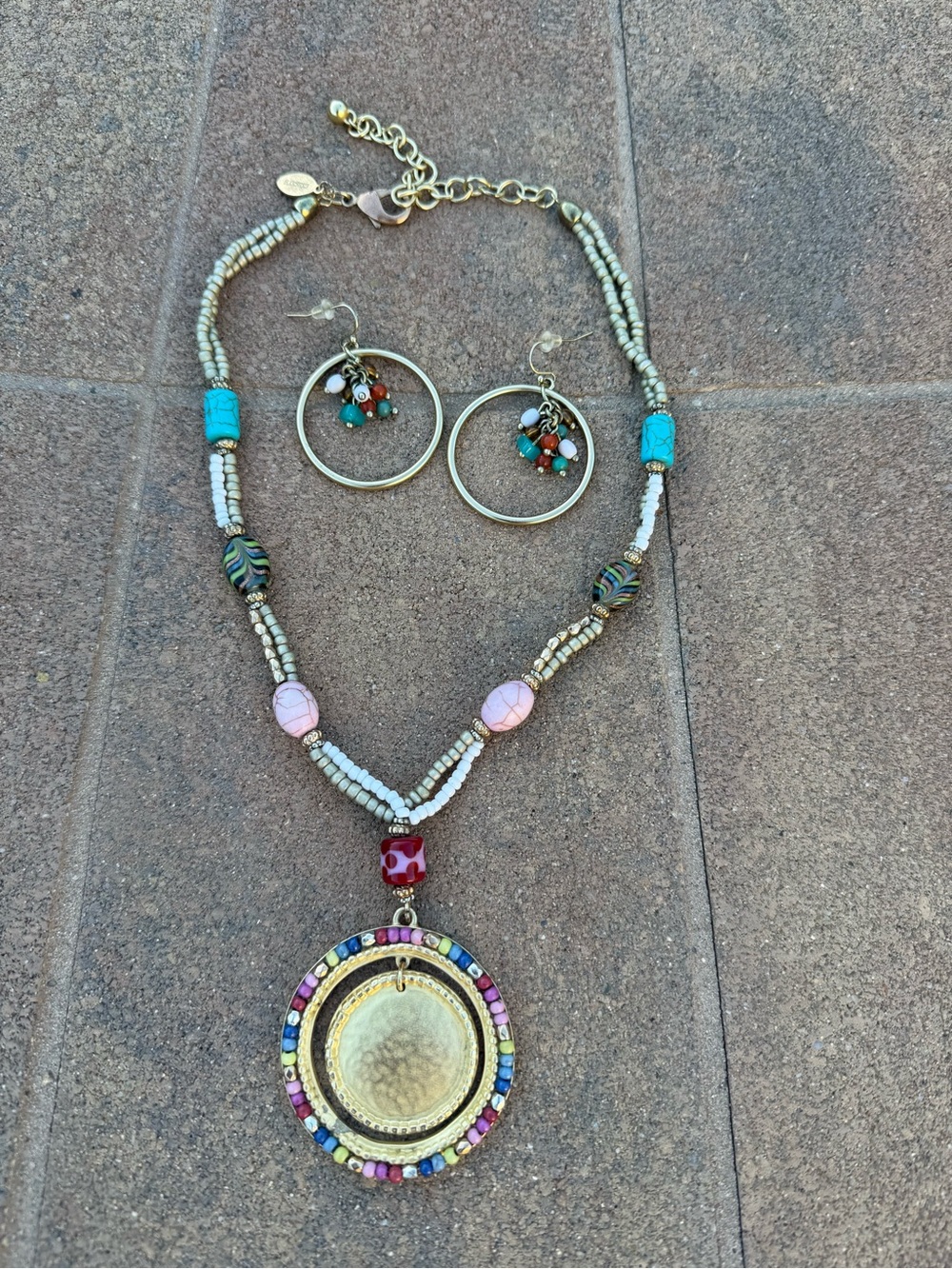 Chico necklace and earring set.